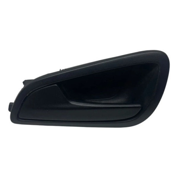 Macaneta Interna Porta Dianteira Esquerda Ford Ka 2015 2020 Preto Dianteira