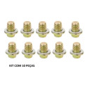 Kit 10 Bujao Com Arruela 13 Mm E 1 Macho M13 Titan Cg Ybr