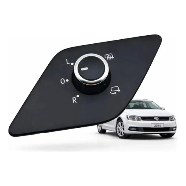 Botao Retrovisor Eletrico Jetta 2011 2017 Com Rebatimento