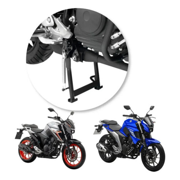 Cavalete Central Yamaha Fazer 250 Fz25 2018 Em Diante Scam Preto