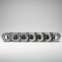 Rolamento 609 Zz Hch Ideal Para Alta Rotaçao Kit C/ 10 Peças Prata
