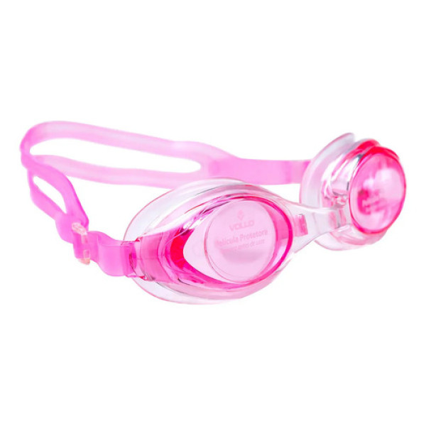 Óculos De Natação Piscina Essential Rosa Ajustável Vollo