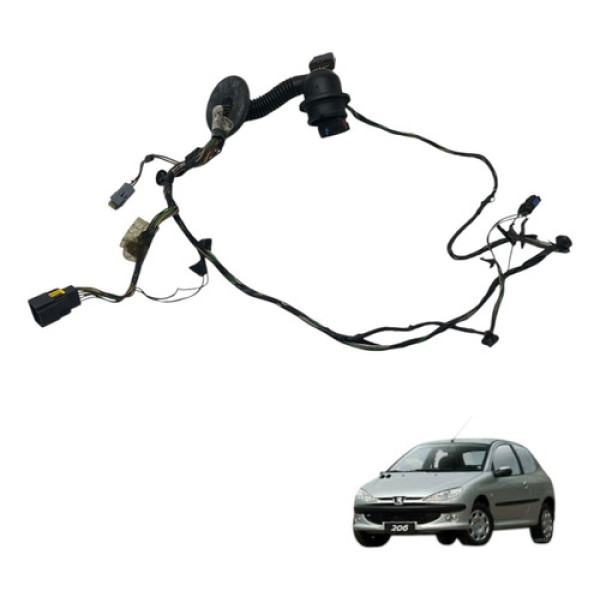 Chicote Porta Dianteira Esquerda Peugeot 206 2004 2008