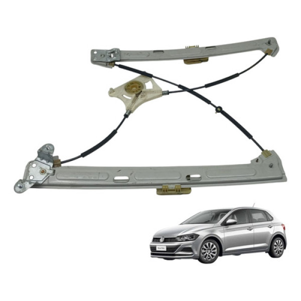 Maquina Vidro Dianteiro Esquerdo Vw Polo Tsi 2019 2020 2021