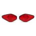 Lentes Pisca Cg 125 Fan/cg Titan 150/fan 2014 Nxr/bros 2013 Vermelho
