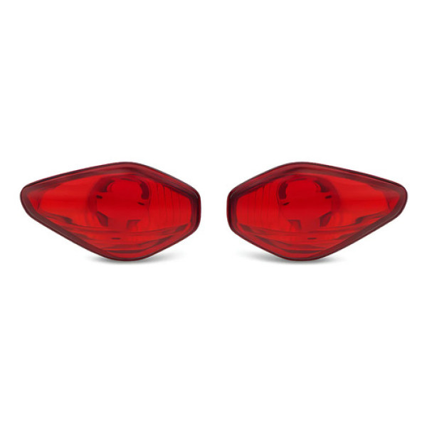 Lentes Pisca Cg 125 Fan/cg Titan 150/fan 2014 Nxr/bros 2013 Vermelho
