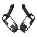 Par Puxador Interno Porta Dianteira Corsa Classic 2001 2004 Preto