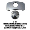 Chave Retornar Embolo Freio Renault Master 2.3 Kf-258 Kitest 1