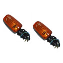 Par 2 Pisca Seta Cg 150 Cbx 250 Titan 125 2000 2008 Dd/te Preto