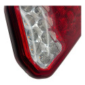 Lanterna Traseira Guerra Led Caminhao Carreta Bivolt 12v/24v Direito/passageiro Vermelho
