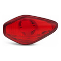Lentes Pisca Cg 125 Fan/cg Titan 150/fan 2014 Nxr/bros 2013 Vermelho