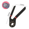 Chave Mágica Ajustável Universal Porca Parafuso Sextavado 12-20mm