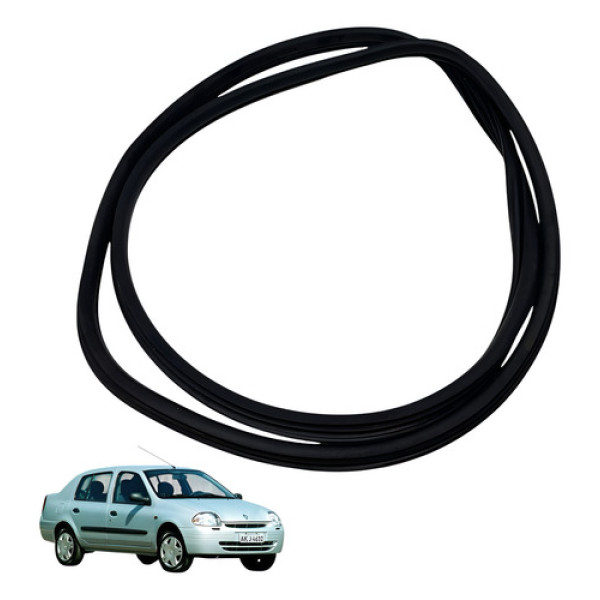 Borracha Da Porta Dianteira Direita Clio 2001 2004 (usado)