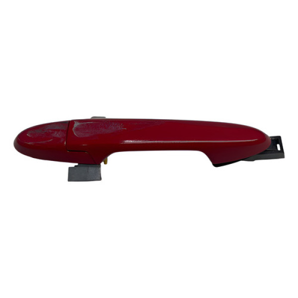 Macaneta Externa Porta Dianteira Esquerda New Fit 2015 2018 Vermelho Dianteira