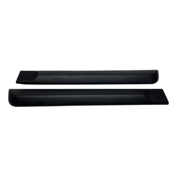 Par Friso Lateral Porta Traseira S10 2018 2019 2020 2021 Preto