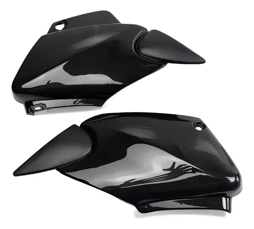 Par Tampa Lateral Inferior Fan 125cc 2005 2006 2007 2008 Preto