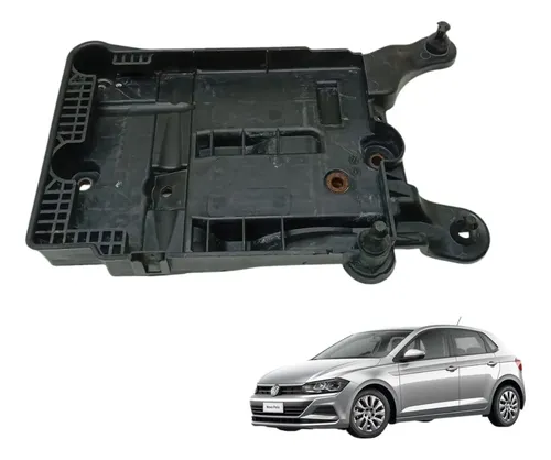 Suporte Base Caixa Da Bateria Vw Polo Tsi 2018 2019 2020