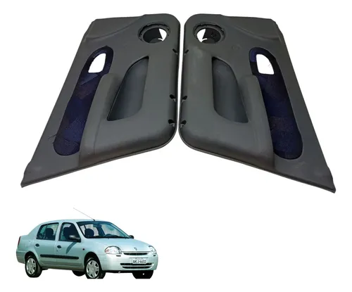 Par Forro De Porta Dianteira Clio Sedan 2001 2004 (usado)
