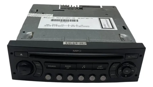 Radio Cd Player Mp3 Citroen C4 2007 2008 2009 2010 Original