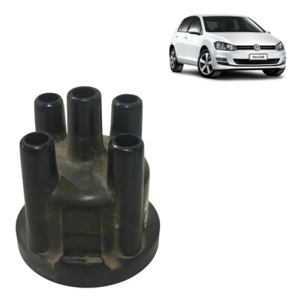 Tampa Distribuidor Ignição Volkswagen Golf 1.8 8v 1995 A1999 Preto