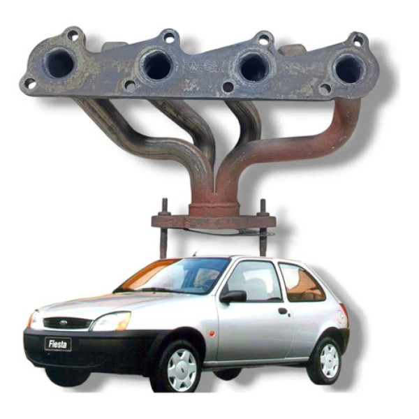 Coletor Escapamento Ford Ka Fiesta Zetec 1.0 2001 A 2003