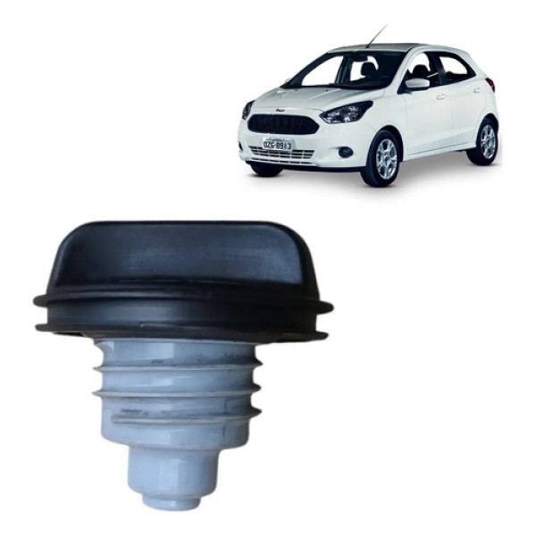 Tampa Gargalo Tanque Combustível Ford Ka 1.0 3cc 2015-2022 Preto 2019