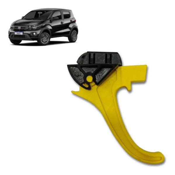 Alça Maçaneta Puxador Abrir Capô Mobi Palio Original Amarelo