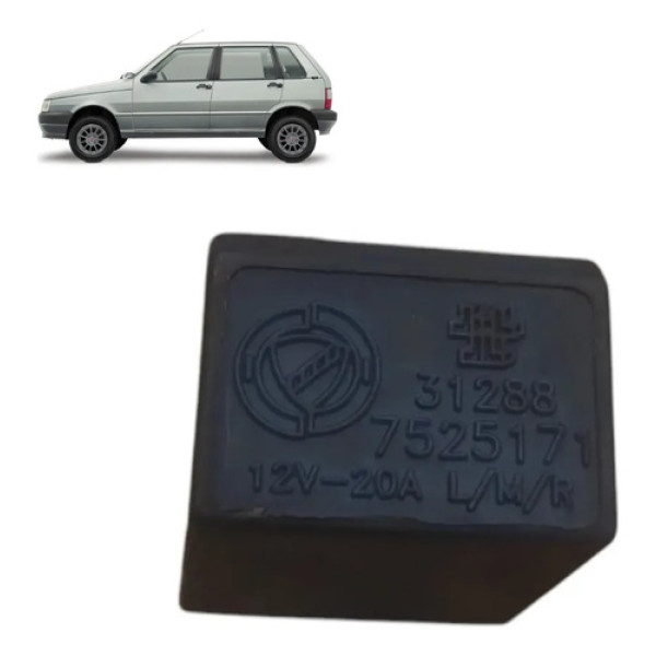 Relé Auxiliar Buzina Farol Travas Elétricas Fiat Uno 1990/96