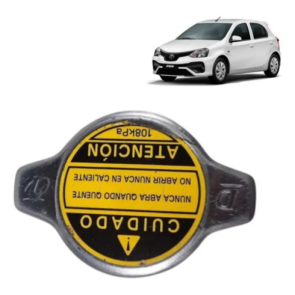 Tampa Radiador Toyota Etios Sedan 2013 14 15 16 17 18 2019
