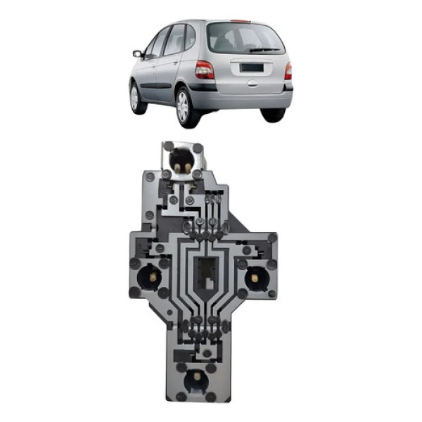 Circuito Lanterna Esquerdo Renault Scenic 2001 2010 Original Ambos Lados Cinza