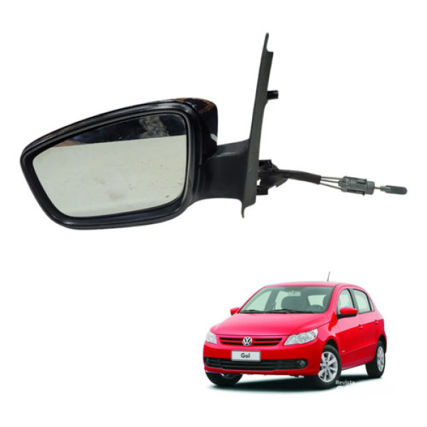 Retrovisor Esquerdo Gol Voyage G5 G6 G7 G8 12/ Manual
