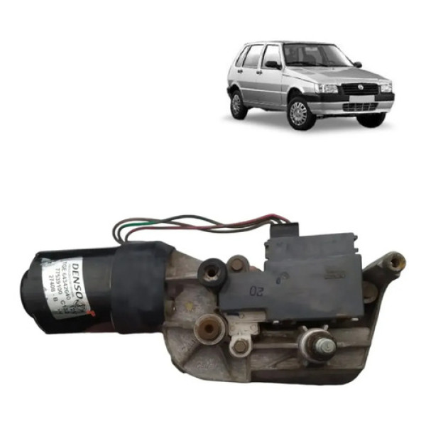 Motor Limpador Para-brisa Diant. Fiat Uno 95-08 12v 77539100