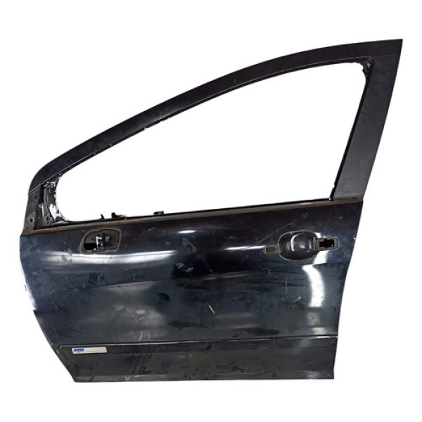 Porta Dianteira Esquerda Peugeot 308 408 2012 2013 A 2019 Dianteira Esquerdo Azul-turquesa