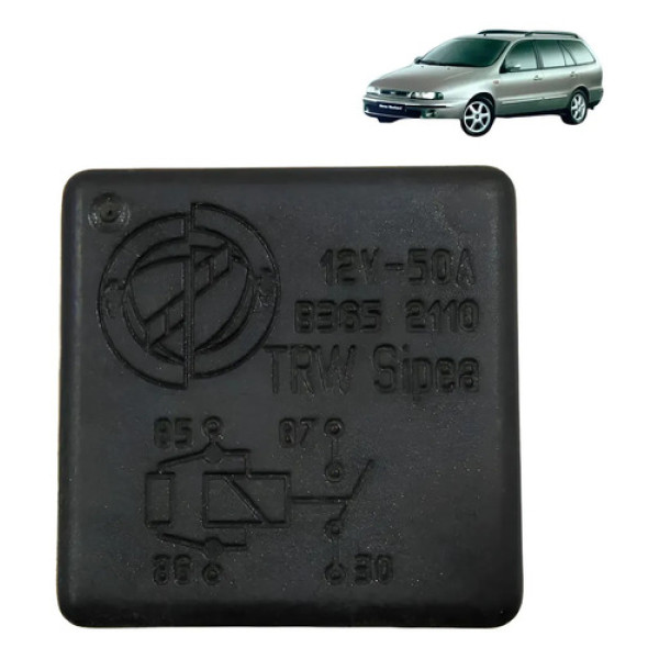 Relé Auxiliar 12v Fiat Marea Brava 1996 A 2006 B3652110 12v
