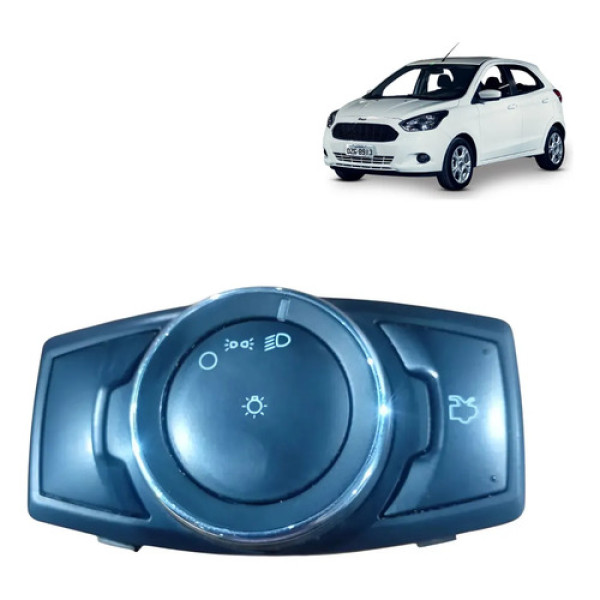 Botão Comando Farol Capo Traseiro Ford Ka 2014 A 2021