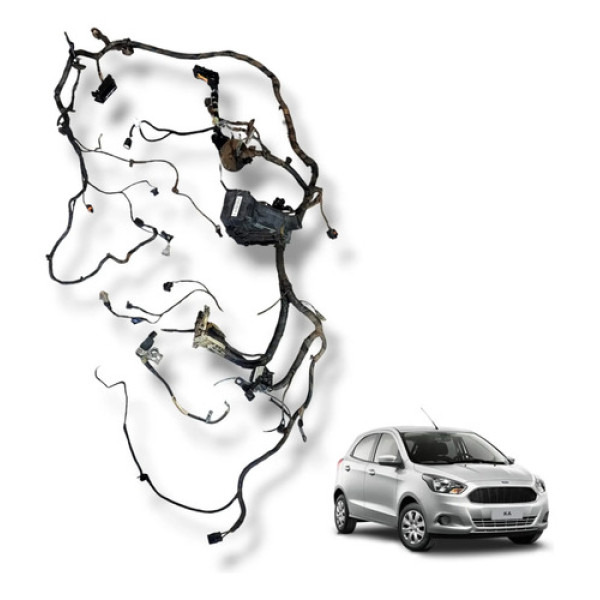 Chicote Caixa Fusível Ford Ka 1.0 3cc 2017 H3b512a581