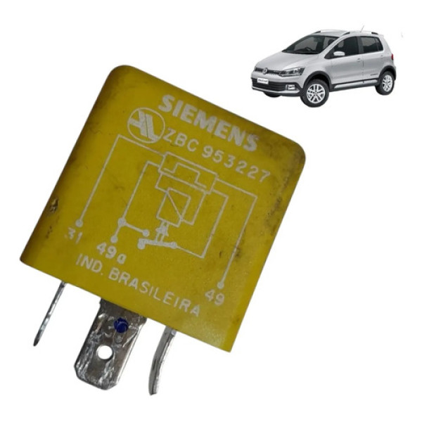 Rele Pisca Alerta Vw Cross Fox 2009 Amarelo