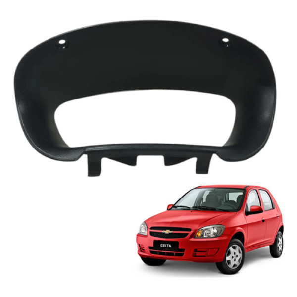 Moldura Painel Instrumentos Gm Celta 2001 2002 2003 A 2006 Preto