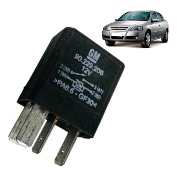 Rele Farol Auxiliar Limpador Astra Vectra Zafira Corsa Gm 12v