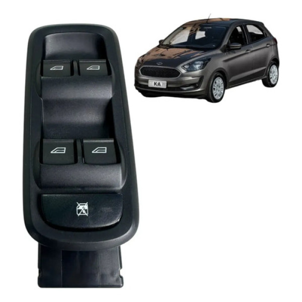 Comando Vidro Diant Esq Ford Ka 2019 E3b514a132bb Original