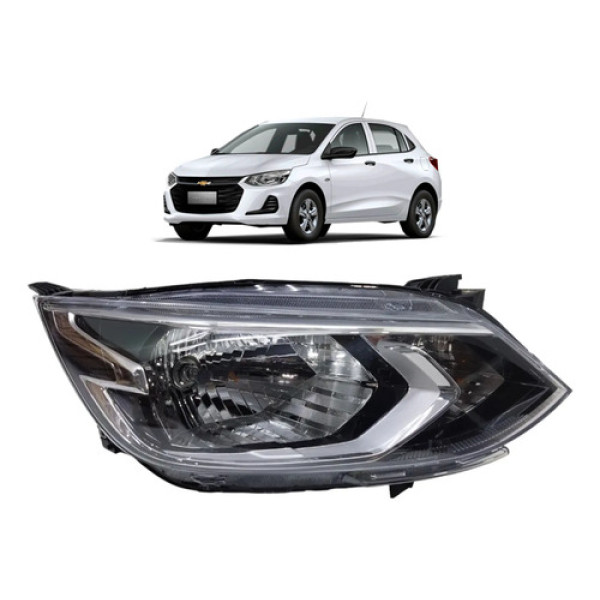 Farol Direito Onix 2022 A 2024 S/ Led Direito/passageiro