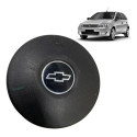 Botão Buzina Corsa Wind Gsi 94 99 Miolo Volante Original Gm Preto