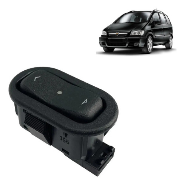 Botao Interruptor Comando Vidro Eletrico Gm 93354155 Simples