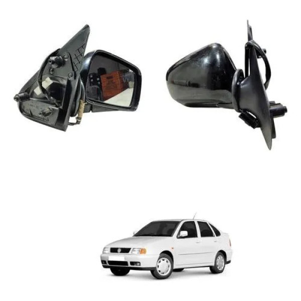 Retrovisor Direito Polo 1997 1998 A 2002 Elétrico