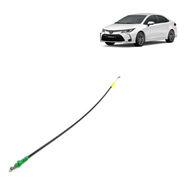 Cabo Maçaneta Interna Dianteira Dir Toyota Corolla 2016 F1f Preto Dianteira/traseira