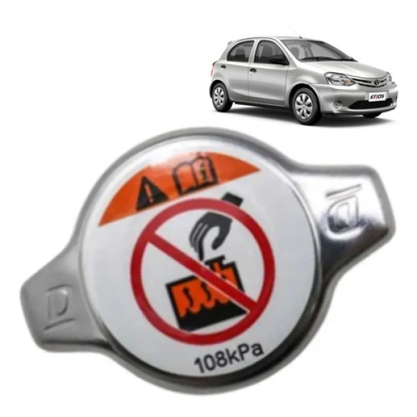 Tampa Radiador Original Toyota 1640136020