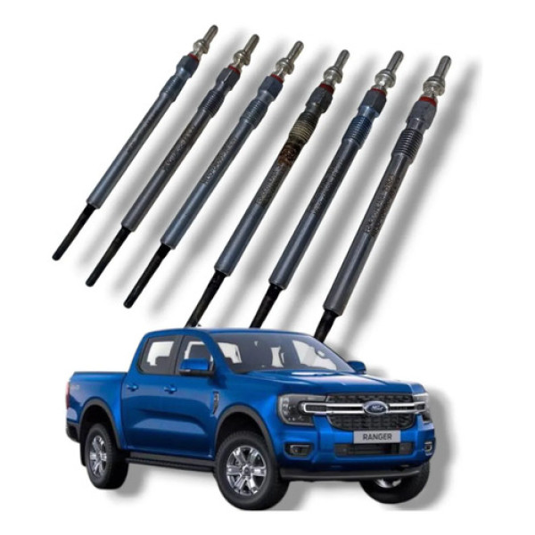 Jogo Vela Aquecedora Ford Ranger 3.0 V6 2024 2025