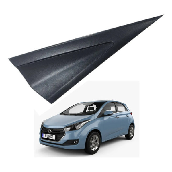 Moldura Externa Do Retrovisor Lado Dir Hb20  2018 Preto