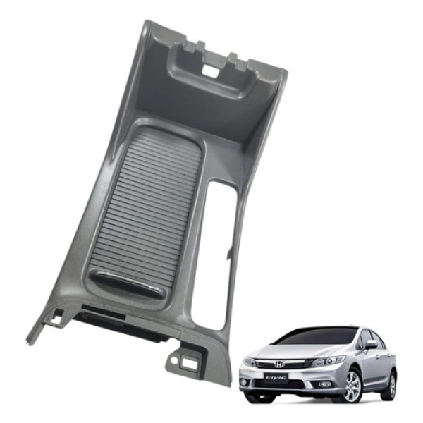 Porta Copos Console Honda Civic 1.8 2012 2013/2016 83420tr8a Preto