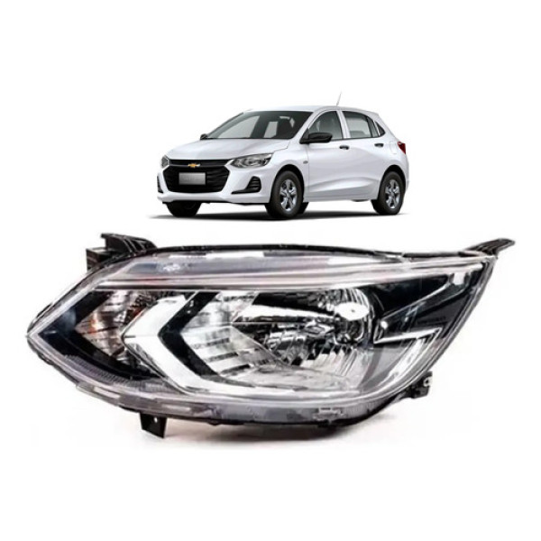 Farol Esquerdo Onix 2020 2021 A 2025 S/ Led Esquerdo/motorista